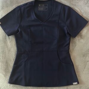 Figs W29SW1036 Navy Blue Scrub top XXS